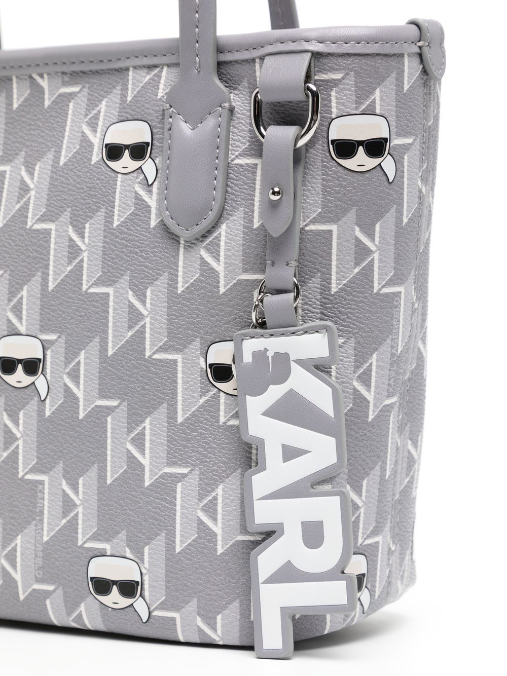 Karl Lagerfeld Bag KLWBSAKHPKG case - silver Saffiano Monogram Ikonik - B2B  wholesaler.hurtel.com