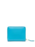 Comme Des Garçons Wallet leather zip wallet - Blue