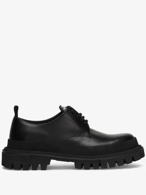 Dolce & Gabbana zapatos derby con placa del logo