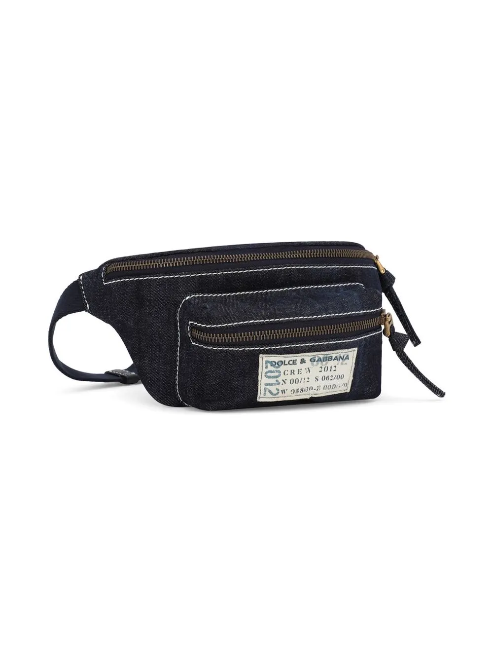 Dolce & Gabbana Kids Crossbodytas met patch - Blauw