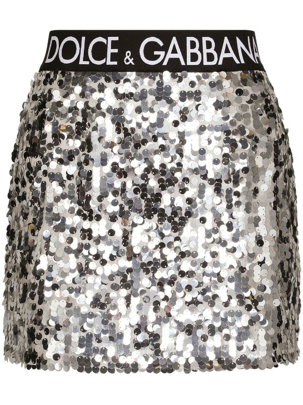 ドルチェ＆ガッバーナ Dolce & Gabbana スパンコールスカ