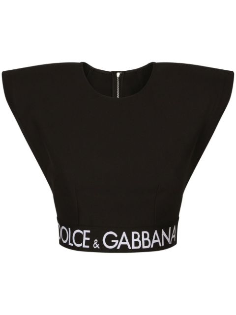 Dolce & Gabbana sleeveless cropped top