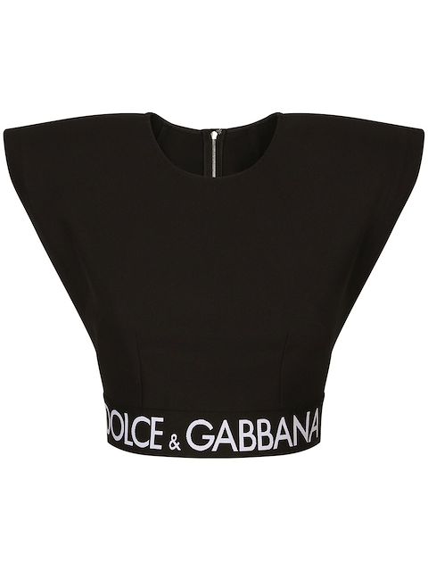 Dolce & Gabbana sleeveless cropped top