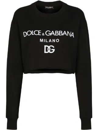 Dolce & Gabbana ドルチェ＆ガッバーナ クロップド スウェットシャツ 