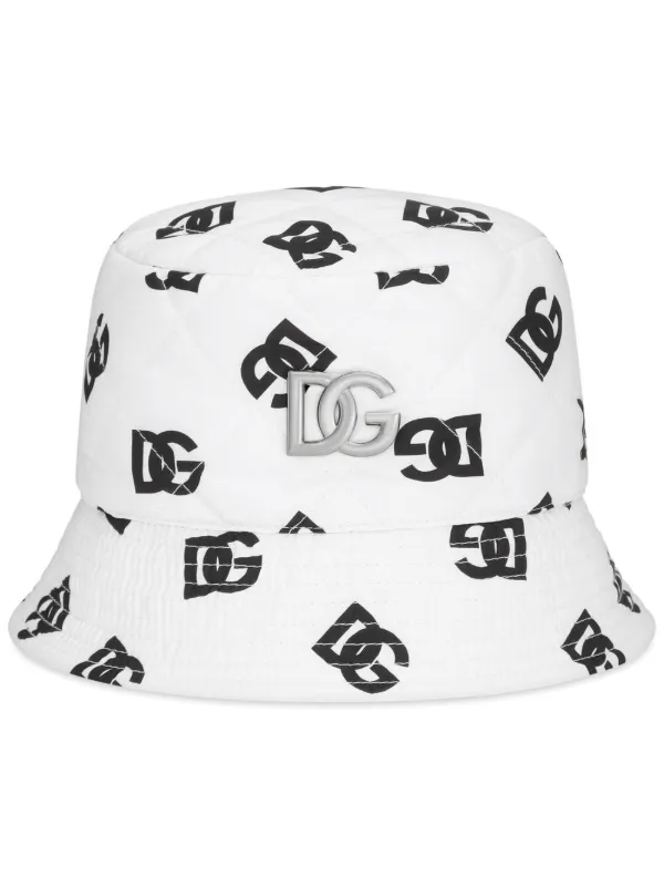 Dolce & Gabbana DGロゴ バケットハット | ホワイト | FARFETCH JP