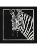 Dolce & Gabbana zebra-print twill scarf - Black
