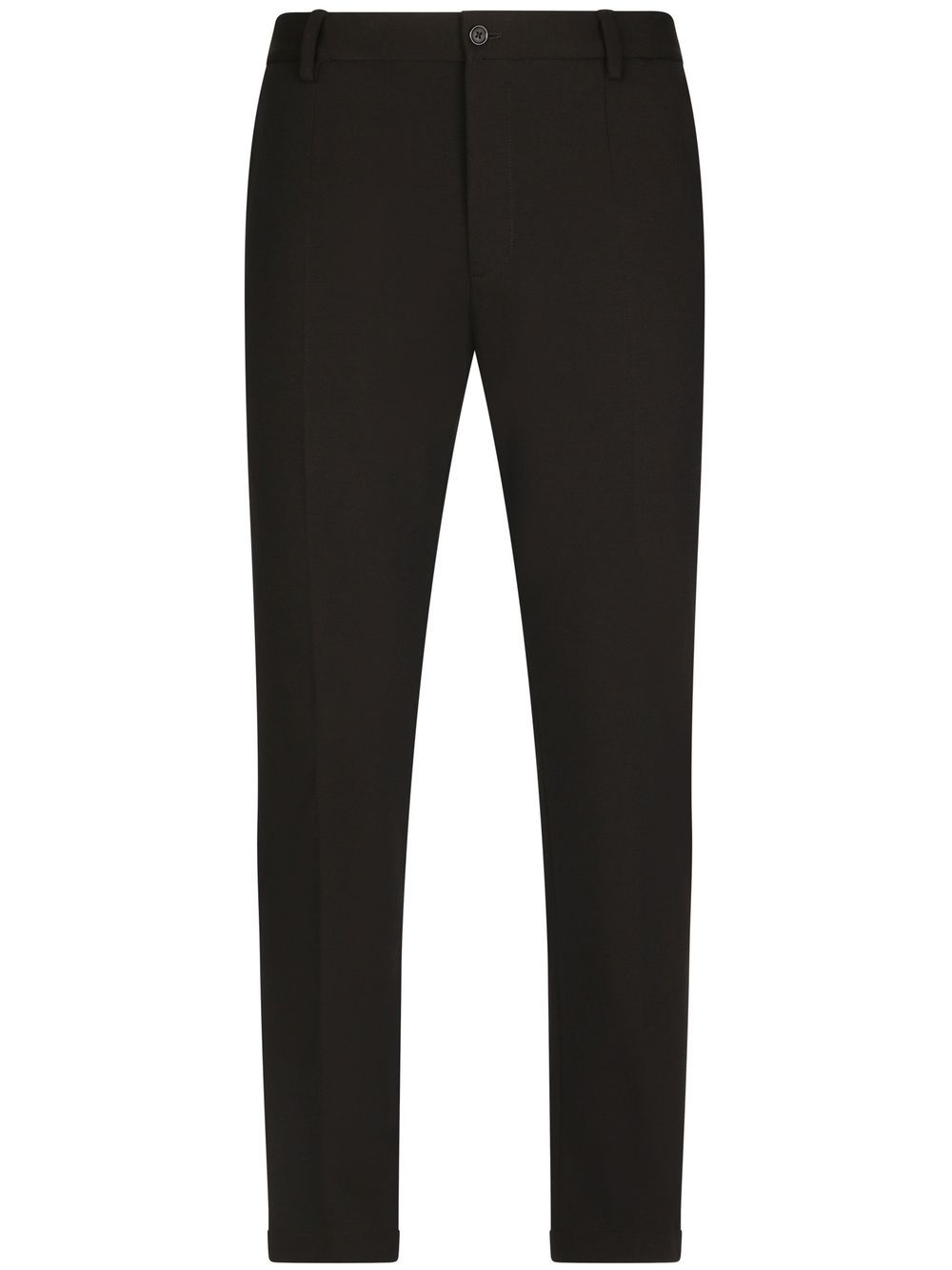 Shop Dolce & Gabbana Cropped Tailored Trousers In Schwarz