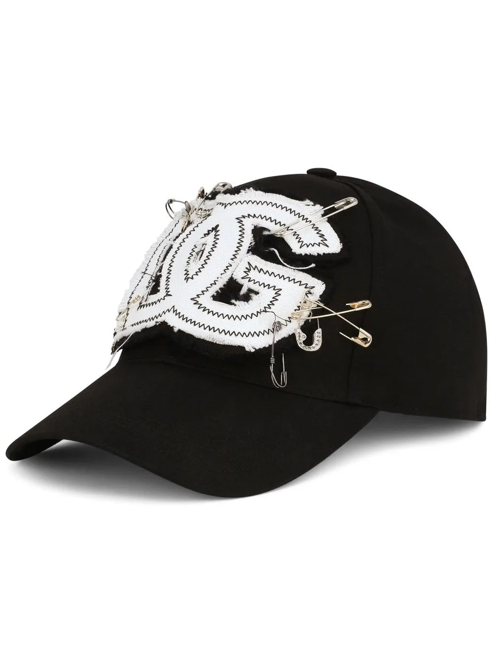 

Dolce & Gabbana DG logo-appliqué baseball cap - Black