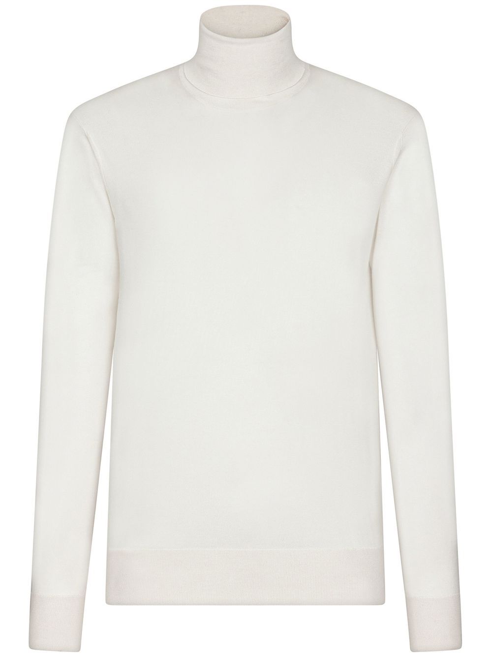 roll-neck cashmere-silk jumper