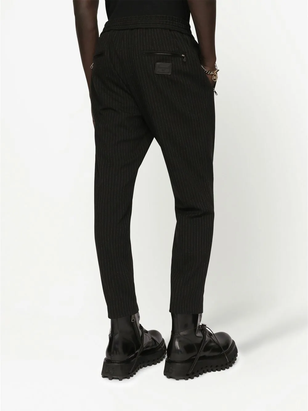Jaliba Smart Hose in Grau Nadelstreifen Tailoring