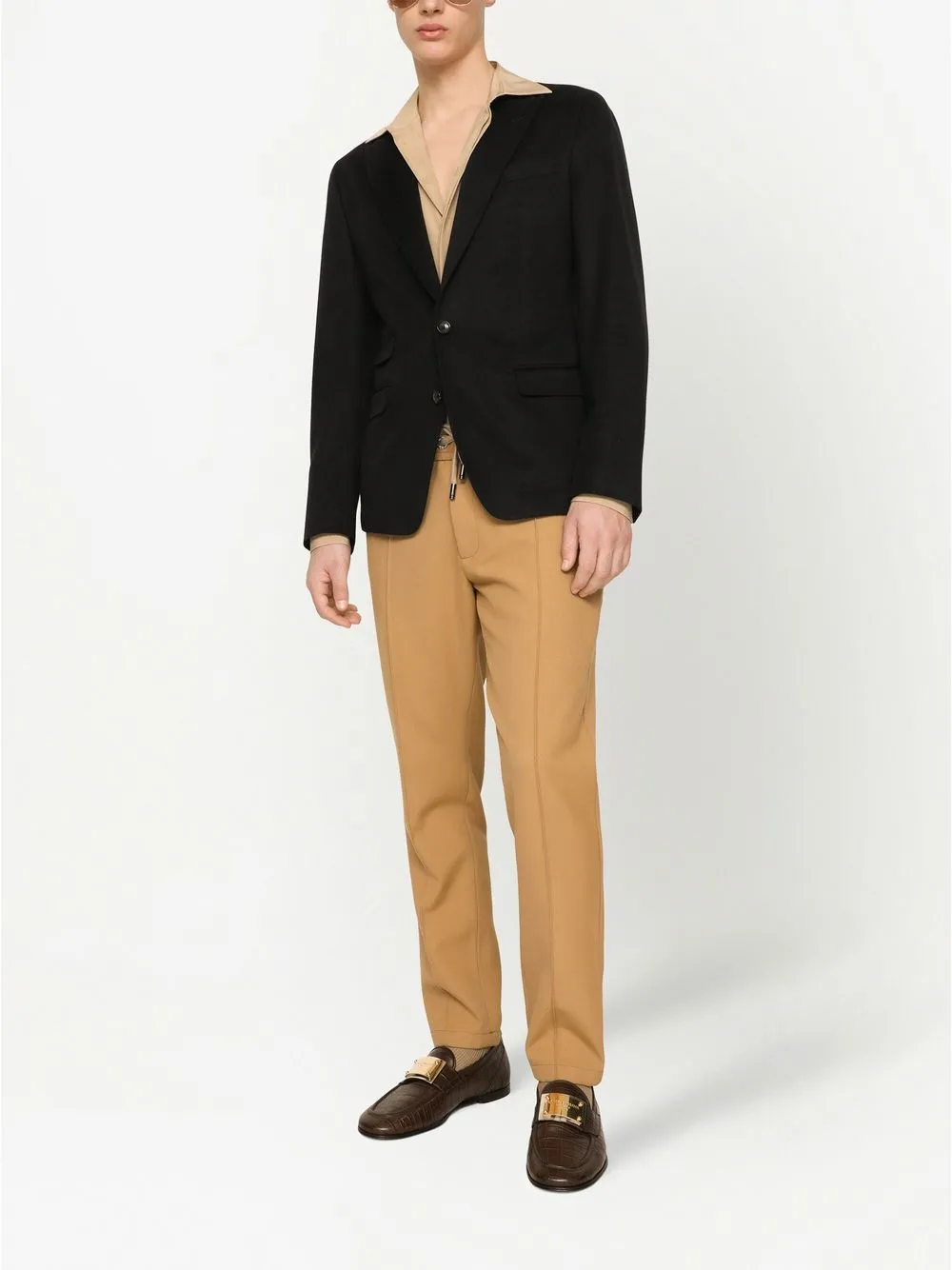 Dolce & Gabbana Wollen trainingsbroek - Beige