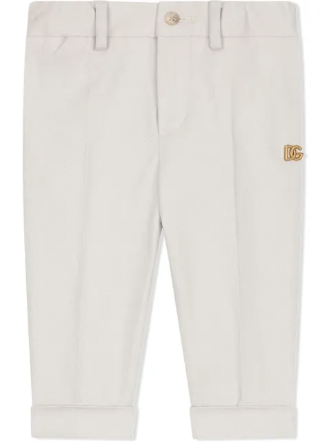 Dolce & Gabbana Kids DG-logo tailored trousers