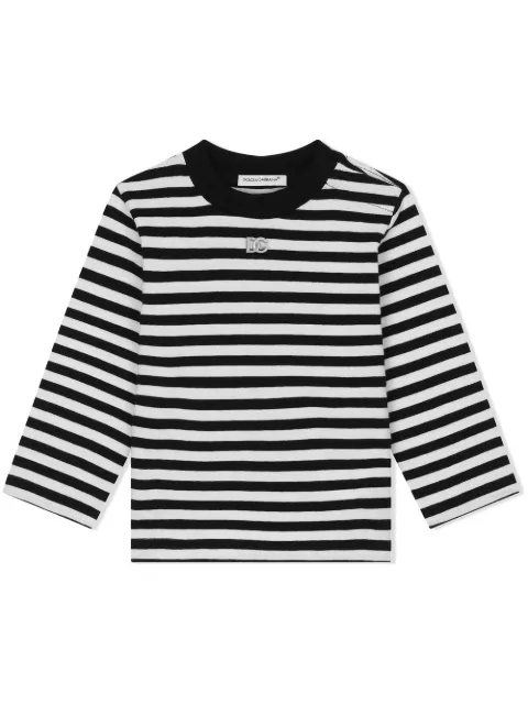 Dolce & Gabbana Kids striped jersey T-shirt