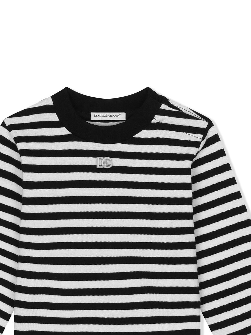 Dolce & Gabbana Kids Striped Baseball Shirt - Farfetch