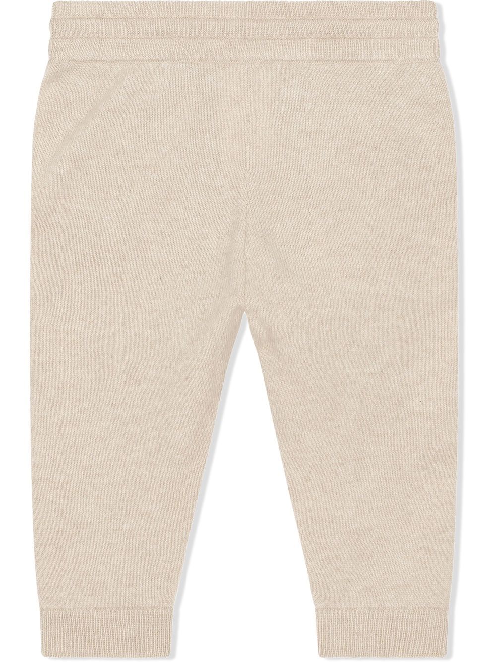 Dolce & Gabbana Kids Joggingbroek met logoplakkaat - Beige