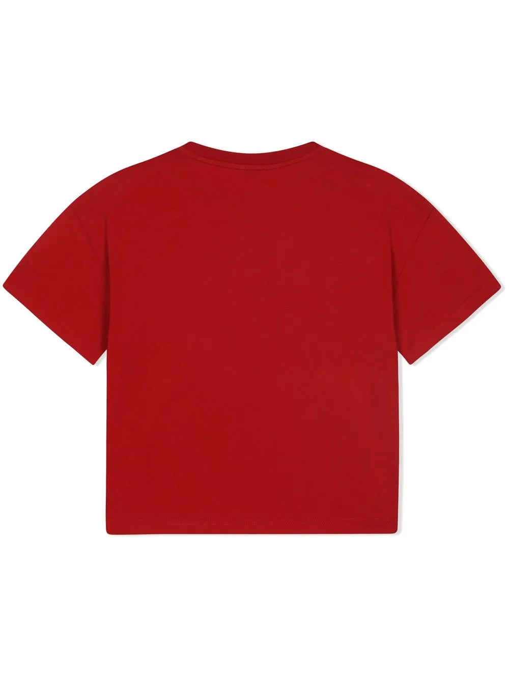 Dolce & Gabbana Kids T-shirt met logo - Rood