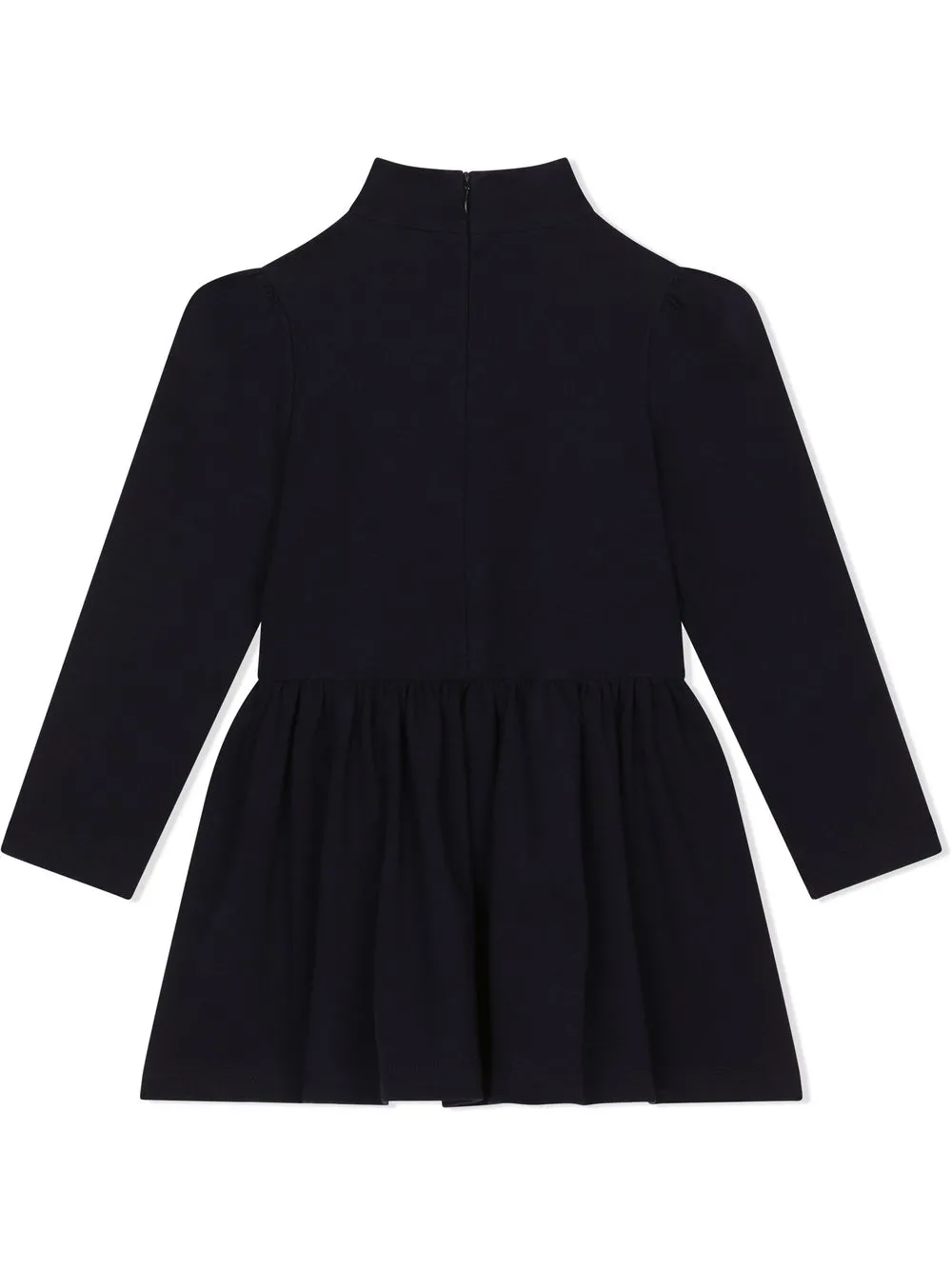 Dolce & Gabbana Kids Jurk met geborduurde tekst - Zwart