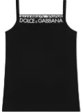 Dolce & Gabbana Kids logo-print tank top - Black