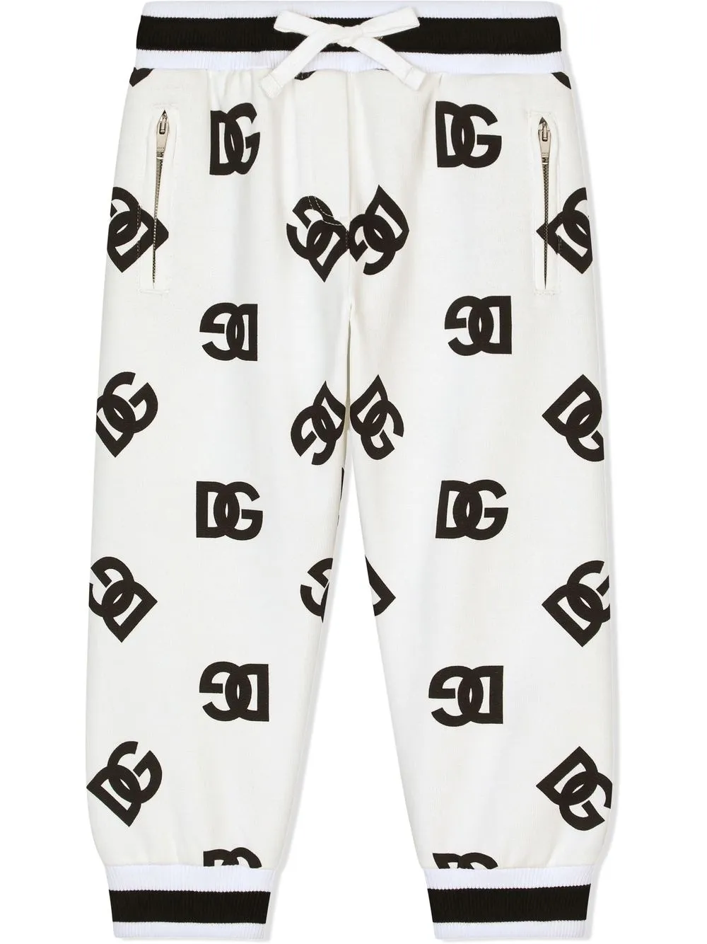 

Dolce & Gabbana Kids DG logo-print track pants - White