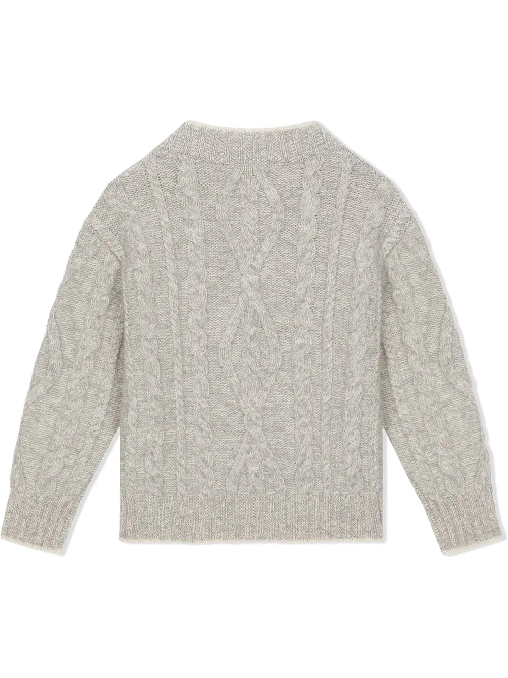 Dolce & Gabbana Kids Kabelgebreid vest - Grijs