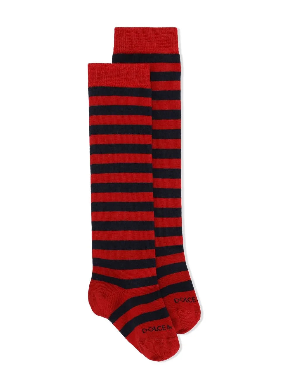 

Dolce & Gabbana Kids calcetines con logo bordado - Rojo