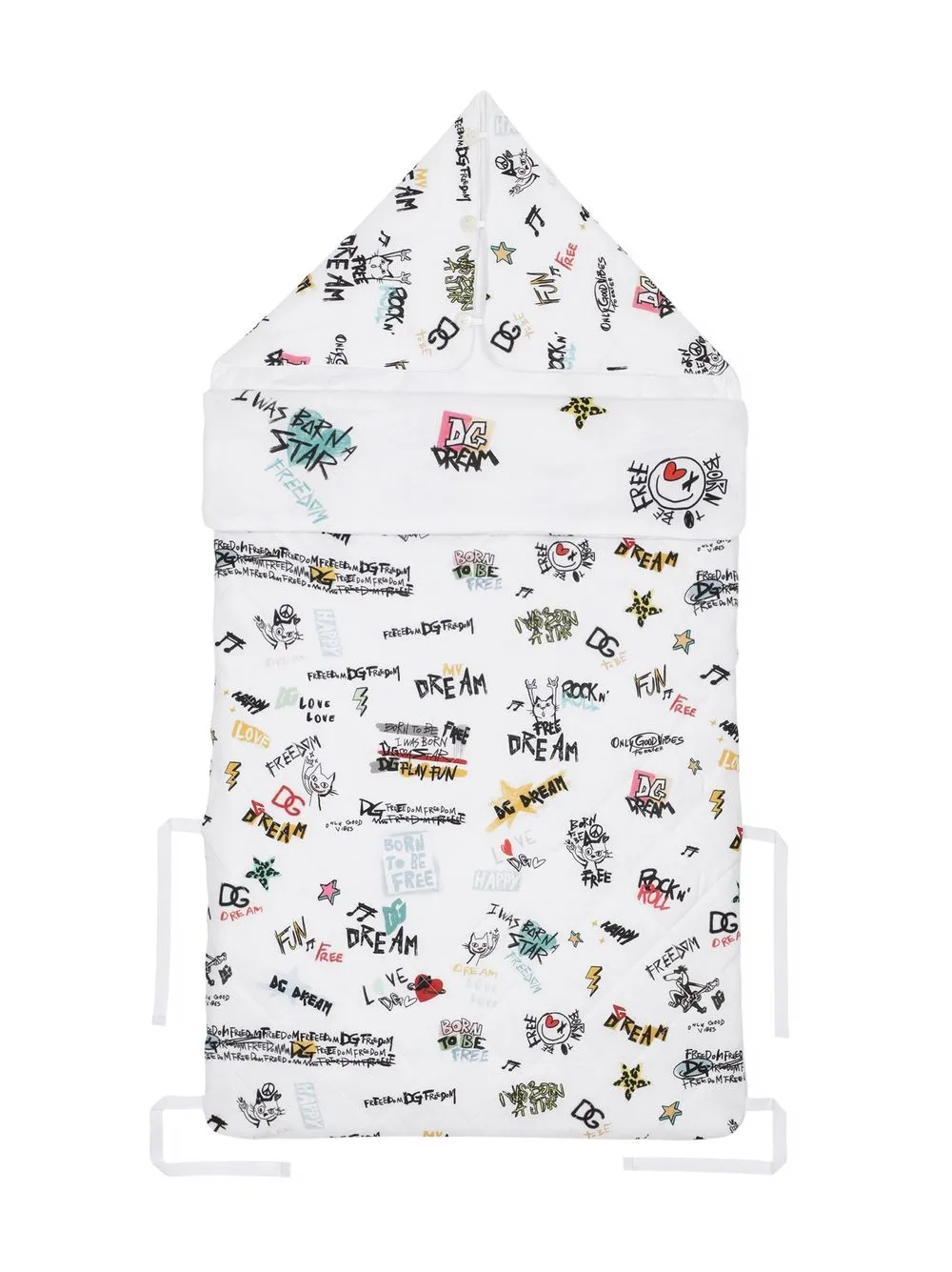 

Dolce & Gabbana Kids sleeping bag DG - Blanco