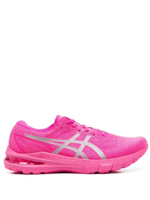 ASICS - striped lace-up sneakers