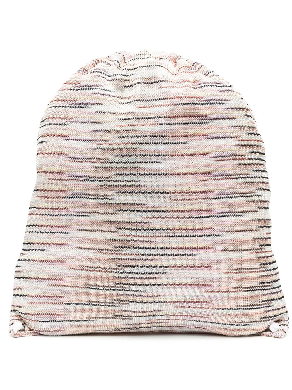 

Missoni mochila tejida con cordones - Neutro