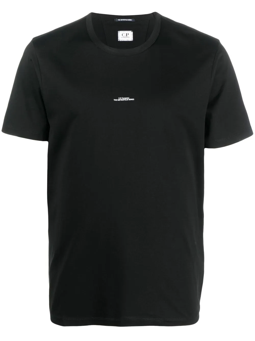 

C.P. Company playera con logo estampado - Negro