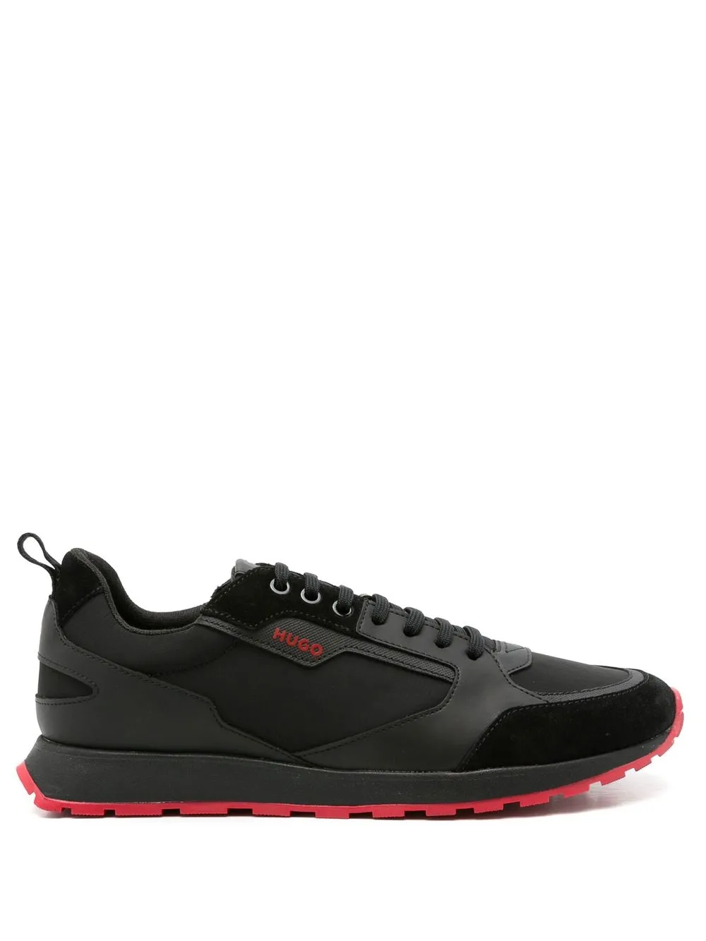 

HUGO panelled-detail low-top sneakers - Black