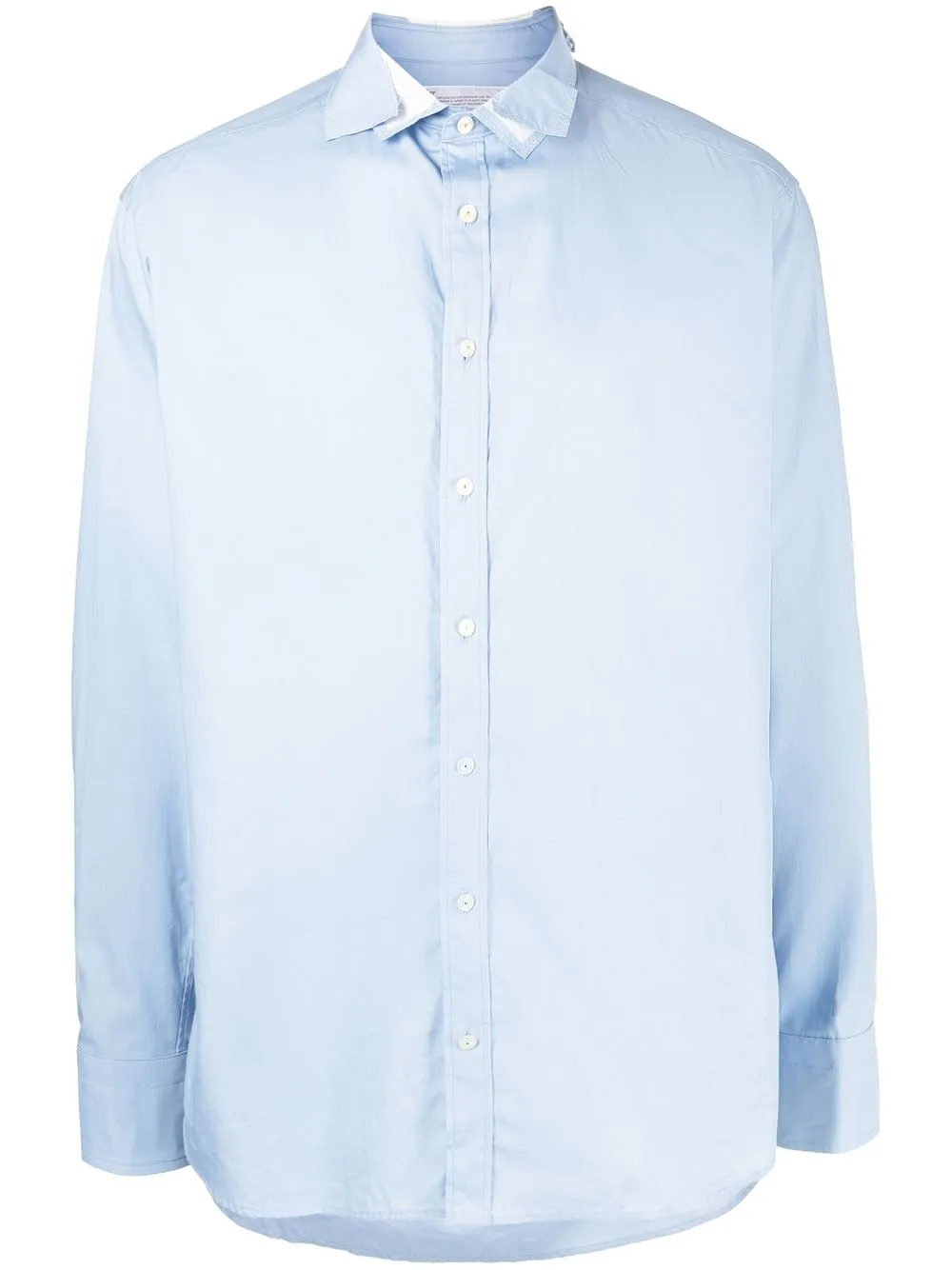 

Kolor deconstructed long-sleeved shirt - Blue