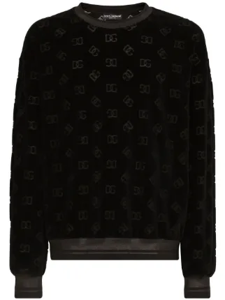 Dolce & Gabbana Boys Logo Tag Jumper in Black