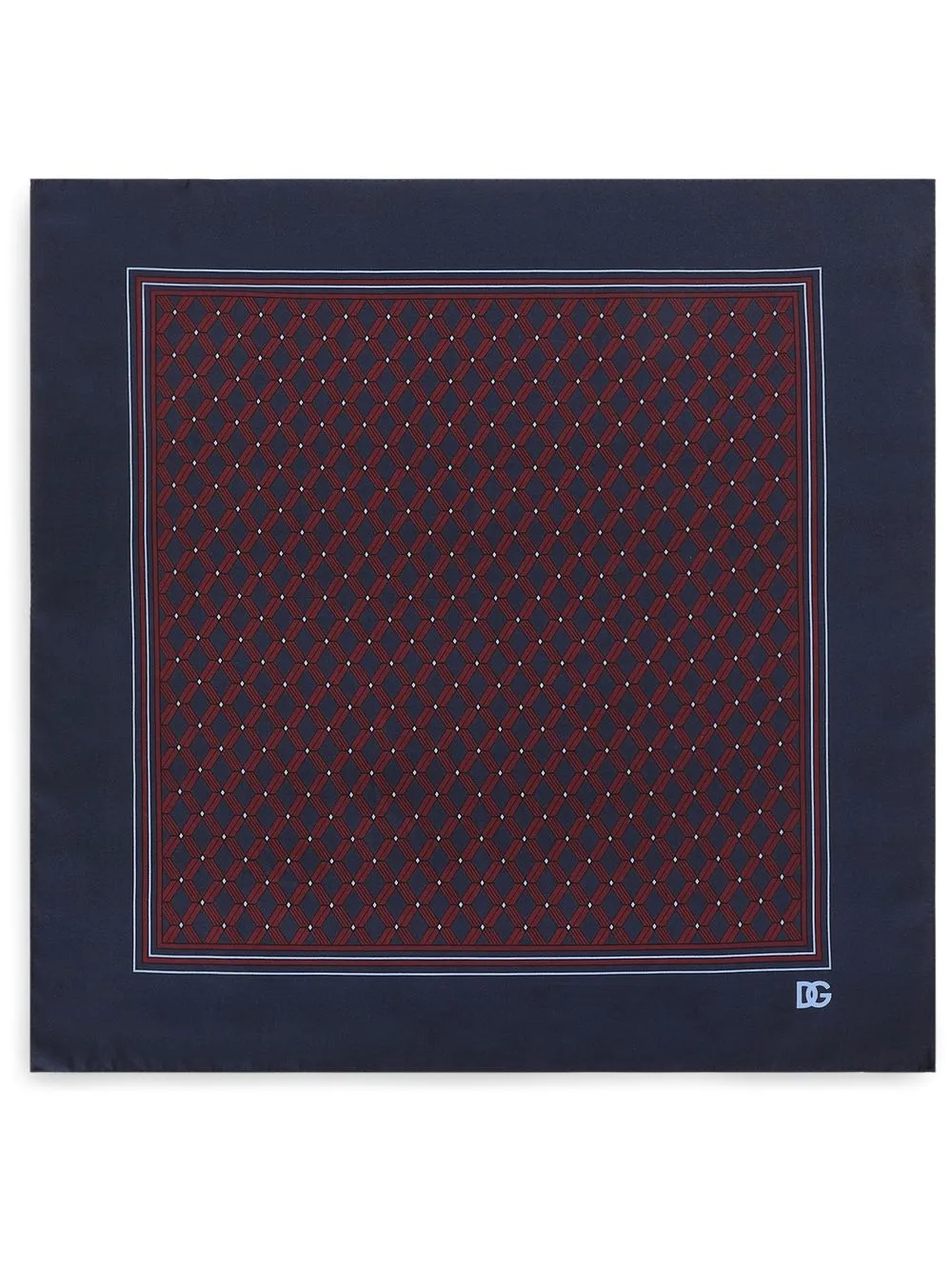 

Dolce & Gabbana printed silk bandana - Blue