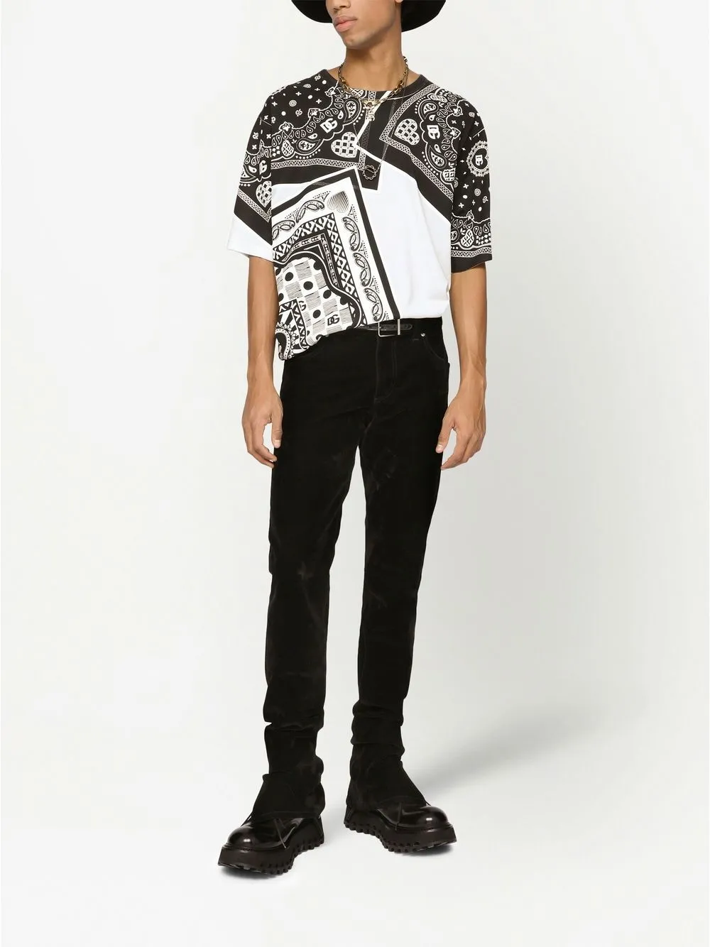 Dolce & Gabbana Slim-fit jeans - Zwart