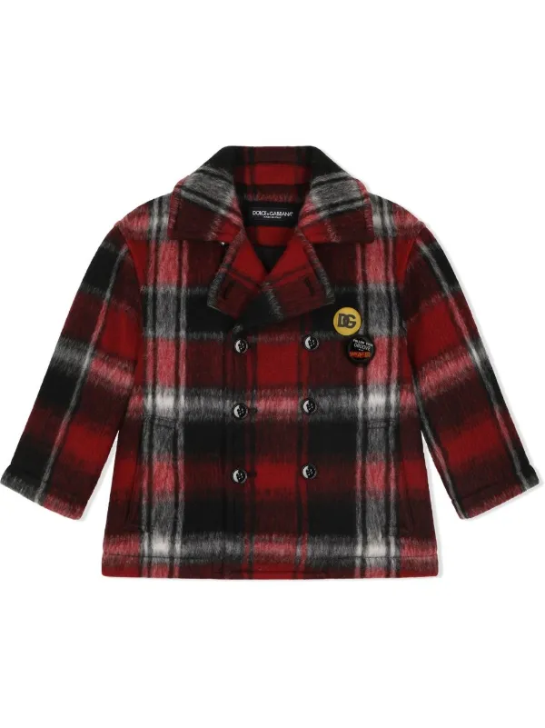 Kids shop red peacoat