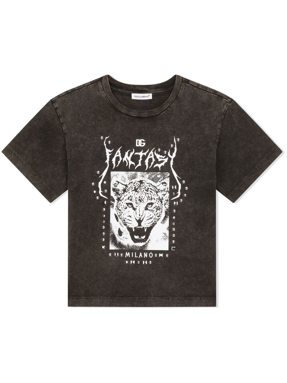 Dolce & Gabbana Kids Fantasy cotton T-shirt - Black