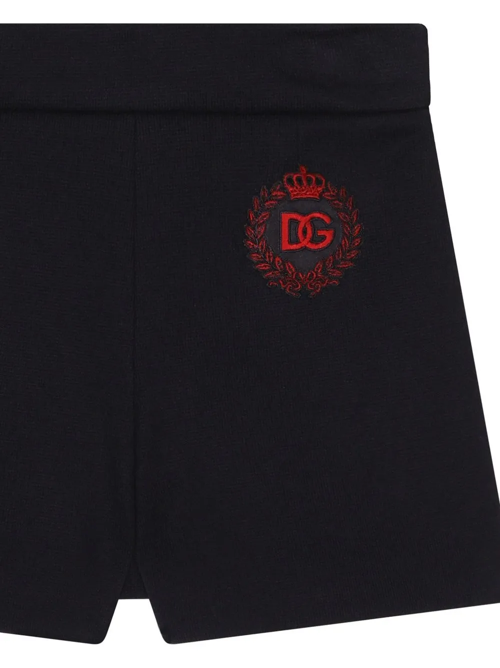  Dolce & Gabbana Kids Shorts Mit Logo Patch   Schwarz 