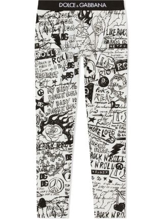 Dolce & Gabbana graphic-print Leggings - Farfetch