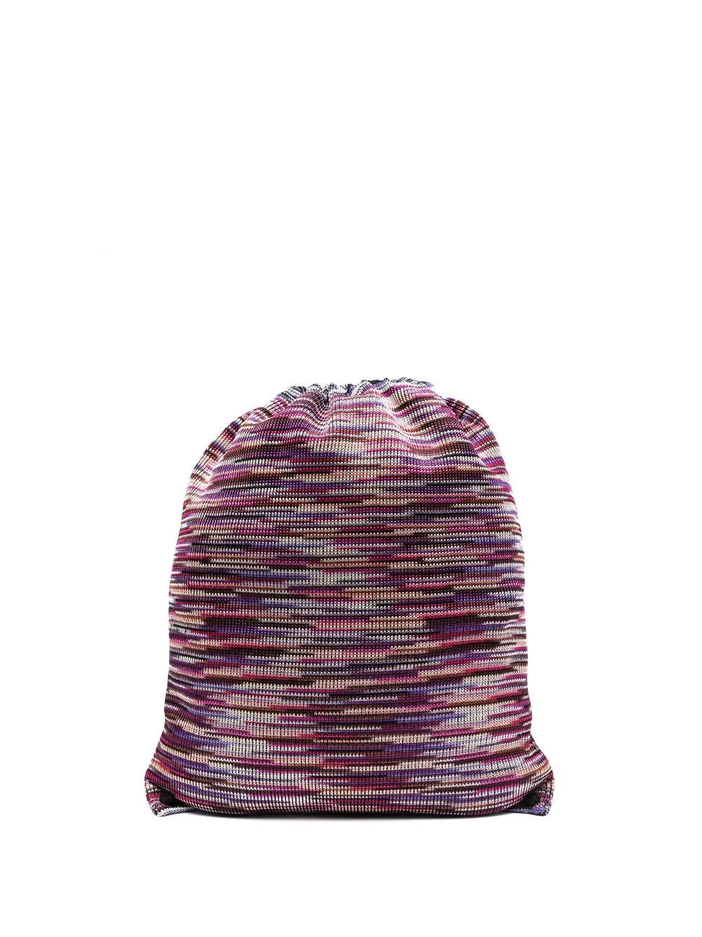 

Missoni mochila tejida con cordones - Rosado