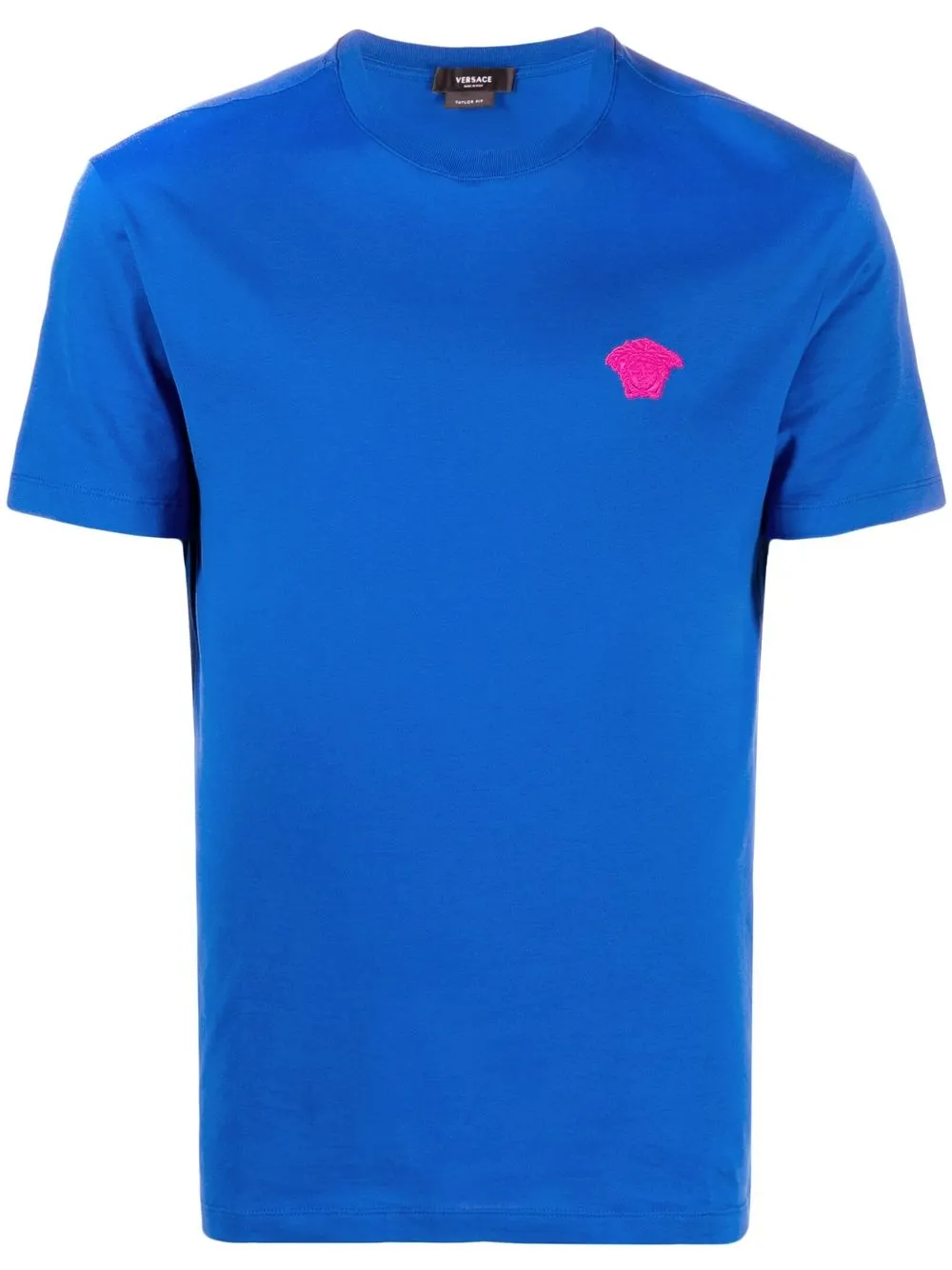 

Versace Medusa-embroidered T-shirt - Blue