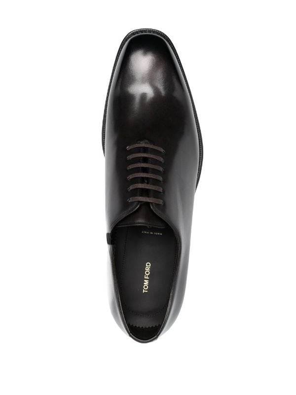 TOM FORD lace-up Leather Oxford Shoes - Farfetch