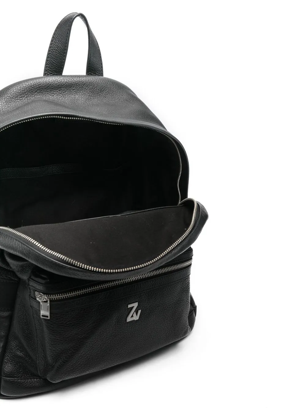 Zadig&Voltaire logoplaque grainedleather Backpack Farfetch