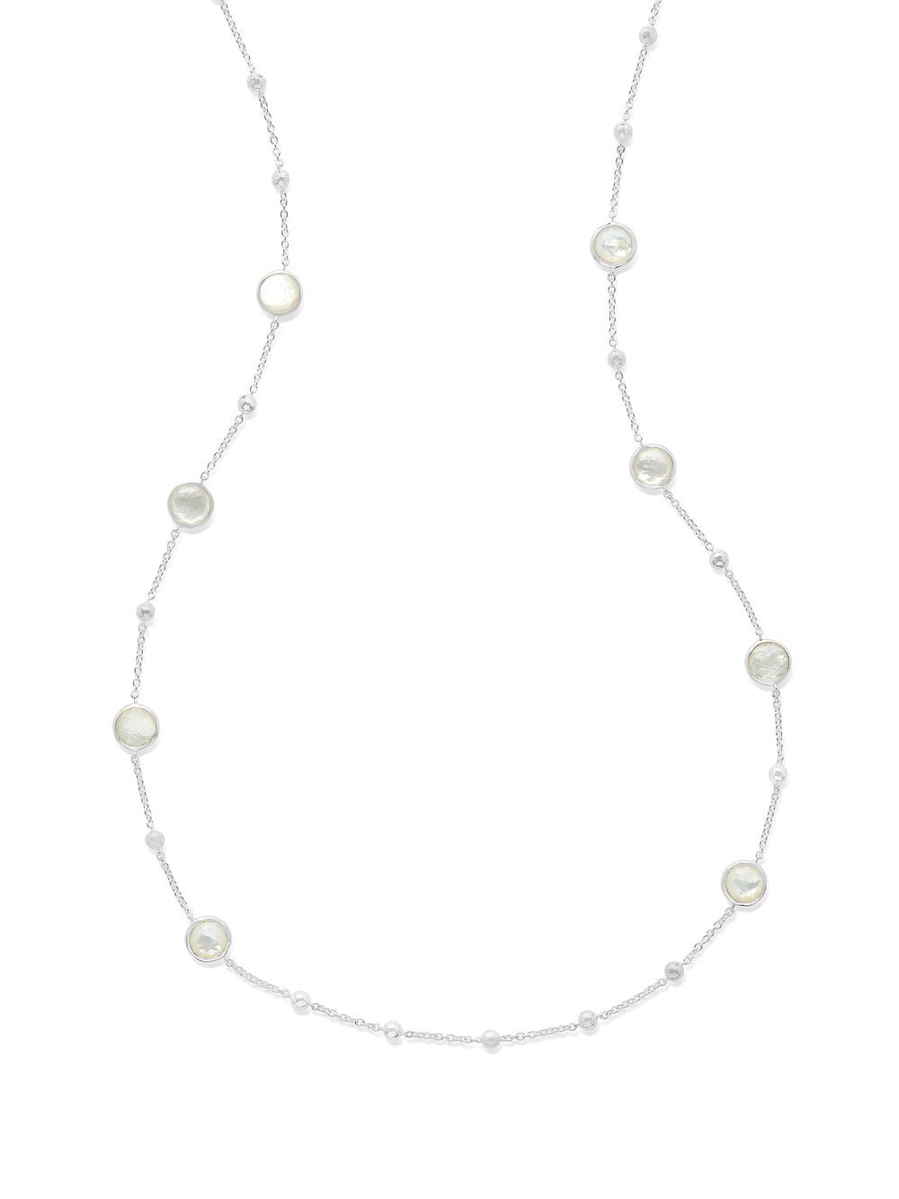 Shop Ippolita Lollipop® Stone Station Necklace 96cm In Silver