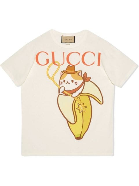 Gucci graphic-print cotton T-shirt