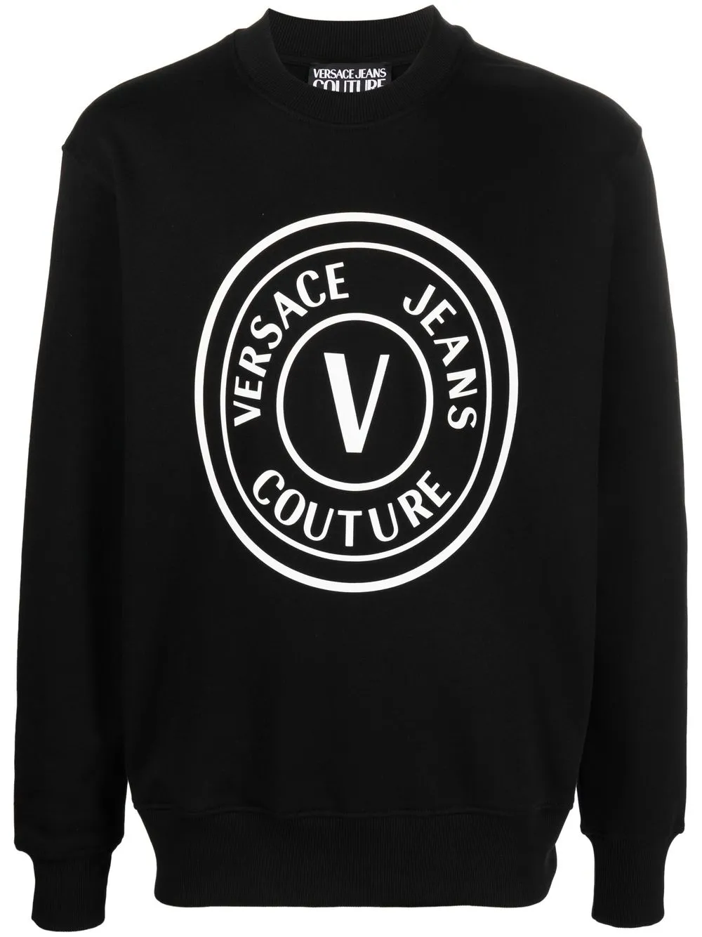 

Versace Jeans Couture sudadera con logo estampado - Negro