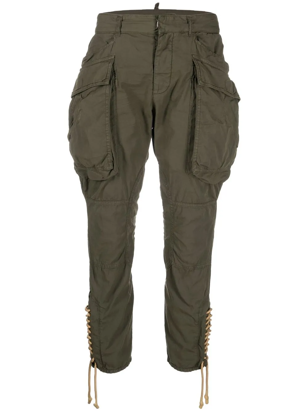 

Dsquared2 pantalones slim con cordones - Verde