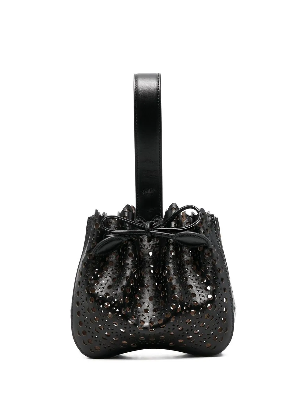 Alaïa all-over perforated-design tote bag | Black | Image 1