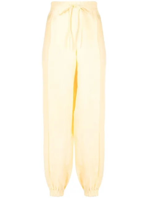 Jil Sander pants con cordones en la pretina