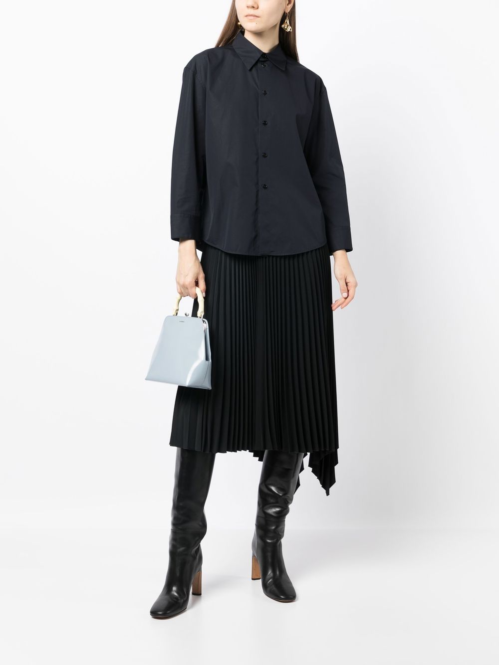 Jil Sander Button-up blouse - Blauw