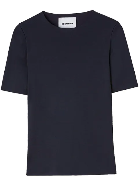Jil Sander playera manga corta con cuello redondo
